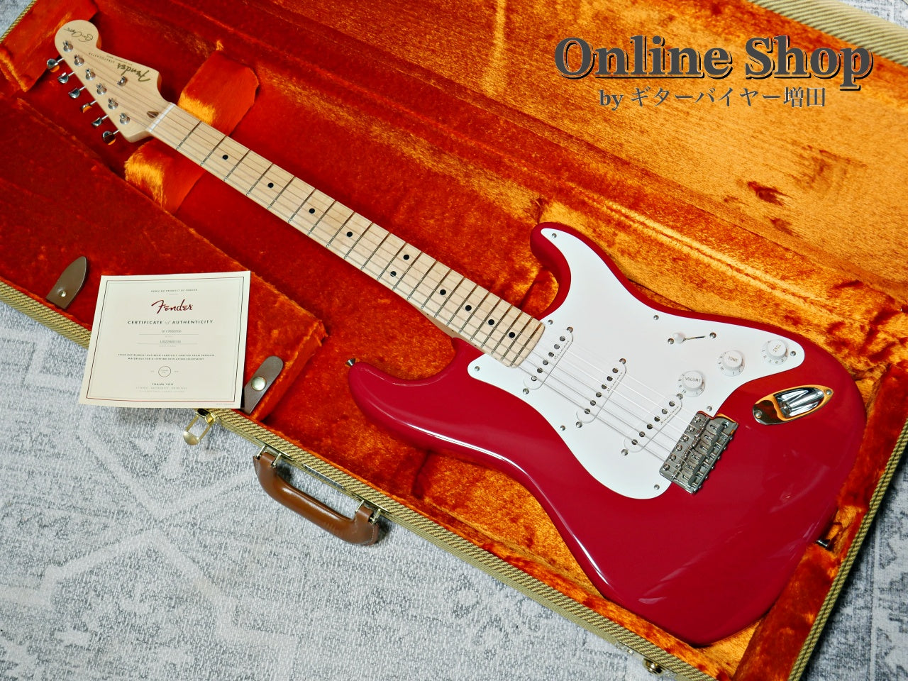 USED 2022 Fender Eric Clapton Stratocaster Torino Red