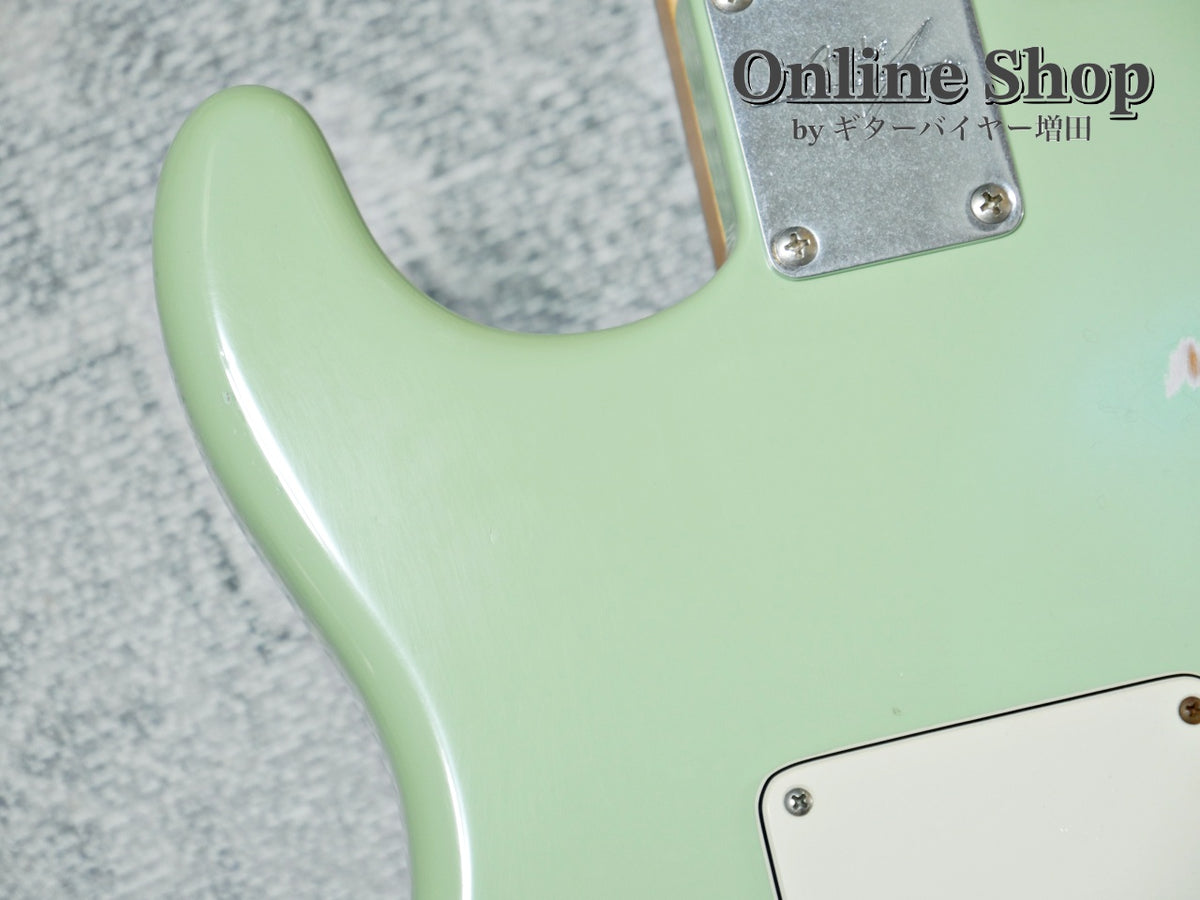 USED 2007 Fender Custom Shop MBS "Todd Krause" Custom Stratocaster Relic "JB Spec." Surf Green