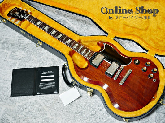 USED 2020 Gibson Custom Shop Historic Collection 1961 Les Paul SG Standard Reissue Stop Bar VOS Cherry Red