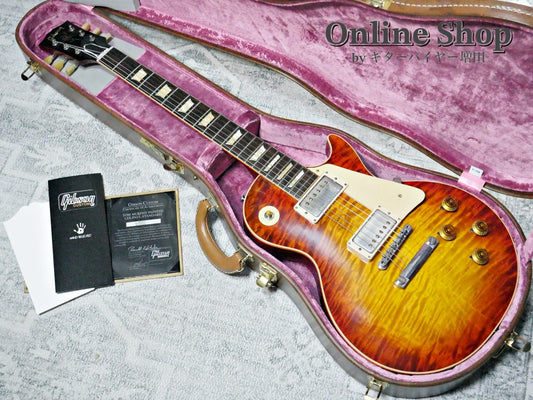 USED 2020 Gibson Custom Shop 60th Anniversary 1959 Les Paul Standard "Tom Murphy Painted" Vintage Gloss Wide Cherry Sunburst