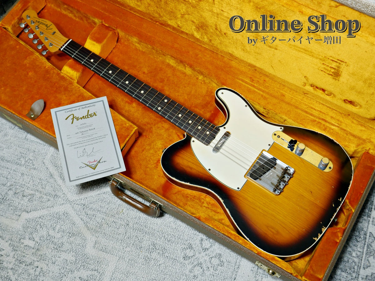 USED 2012 Fender Custom Shop 1961 Custom Telecaster Relic Faded 3-Color Sunburst