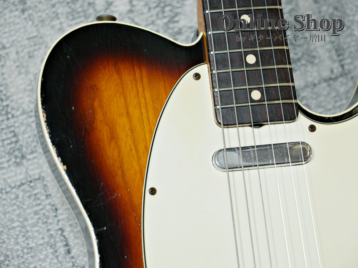 USED 2012 Fender Custom Shop 1961 Custom Telecaster Relic Faded 3-Color Sunburst