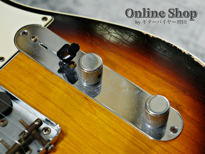 USED 2012 Fender Custom Shop 1961 Custom Telecaster Relic Faded 3-Color Sunburst