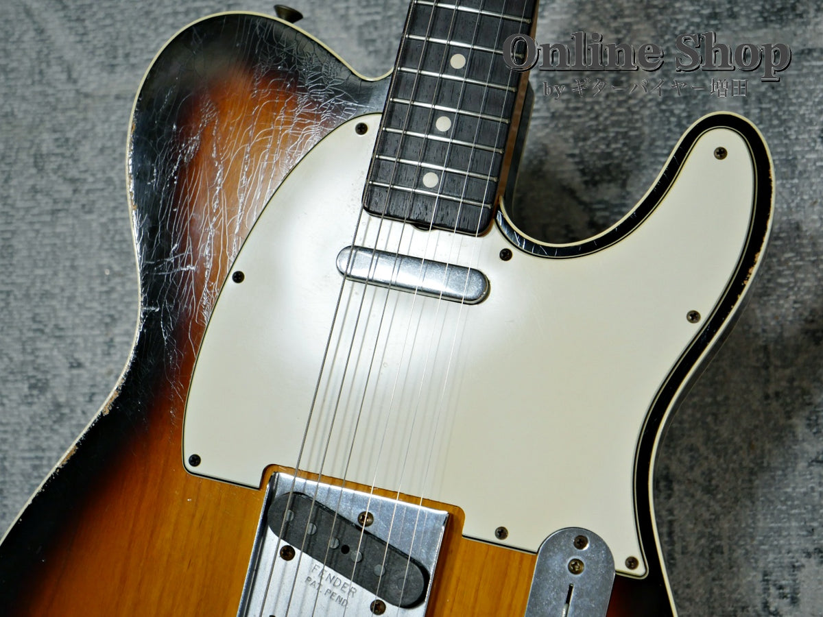USED 2012 Fender Custom Shop 1961 Custom Telecaster Relic Faded 3-Color Sunburst
