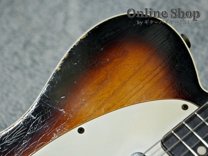 USED 2012 Fender Custom Shop 1961 Custom Telecaster Relic Faded 3-Color Sunburst