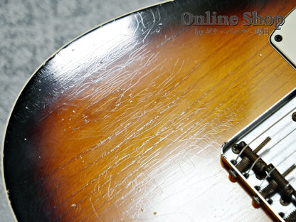 USED 2012 Fender Custom Shop 1961 Custom Telecaster Relic Faded 3-Color Sunburst