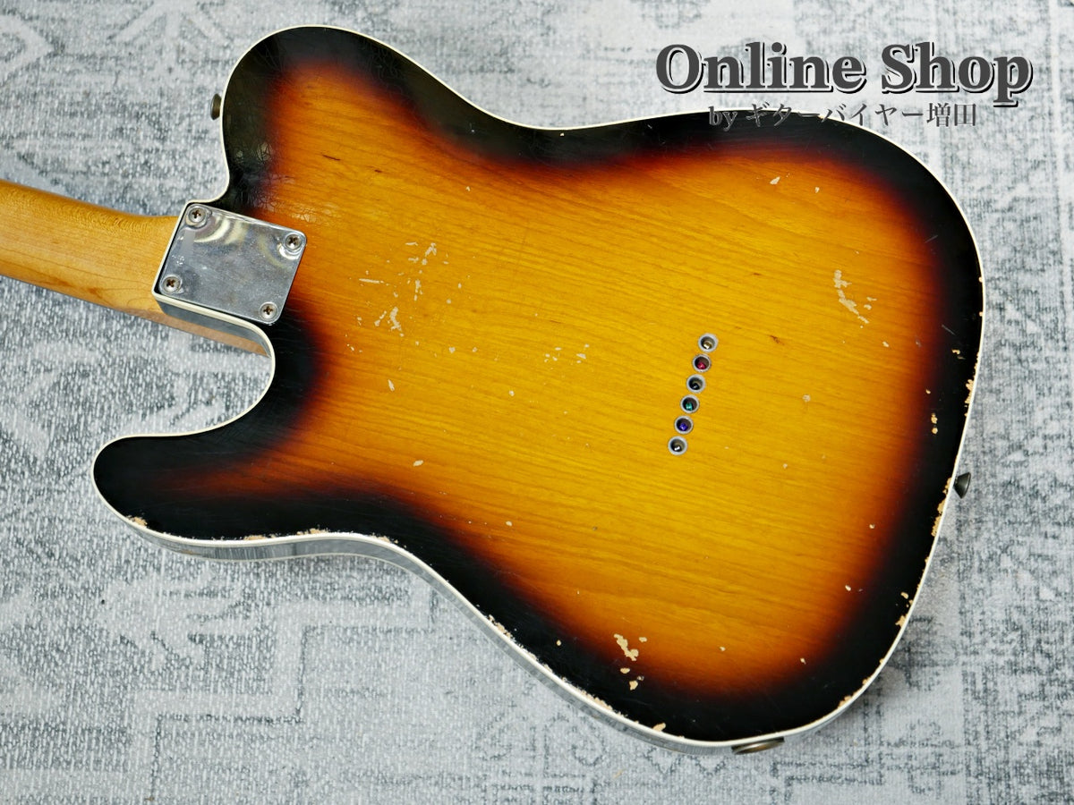 USED 2012 Fender Custom Shop 1961 Custom Telecaster Relic Faded 3-Color Sunburst