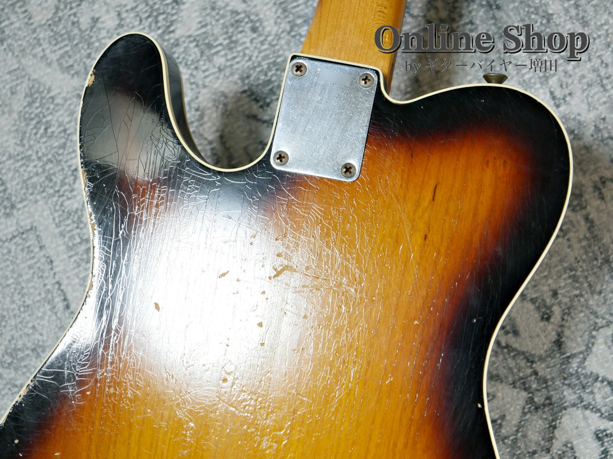 USED 2012 Fender Custom Shop 1961 Custom Telecaster Relic Faded 3-Color Sunburst