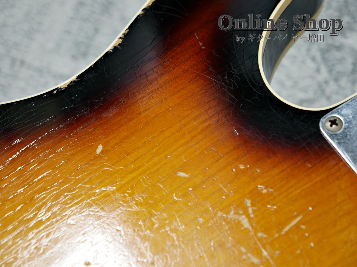 USED 2012 Fender Custom Shop 1961 Custom Telecaster Relic Faded 3-Color Sunburst