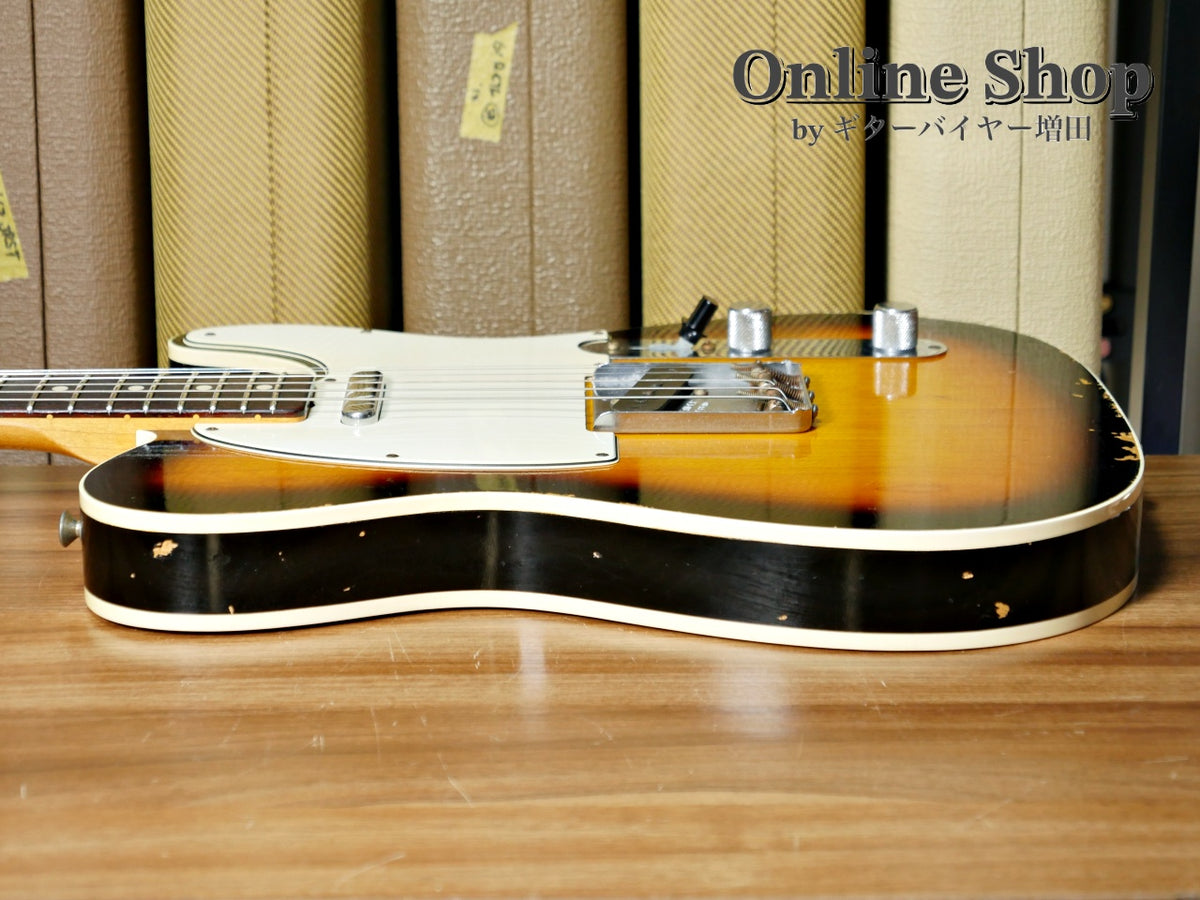 USED 2012 Fender Custom Shop 1961 Custom Telecaster Relic Faded 3-Color Sunburst