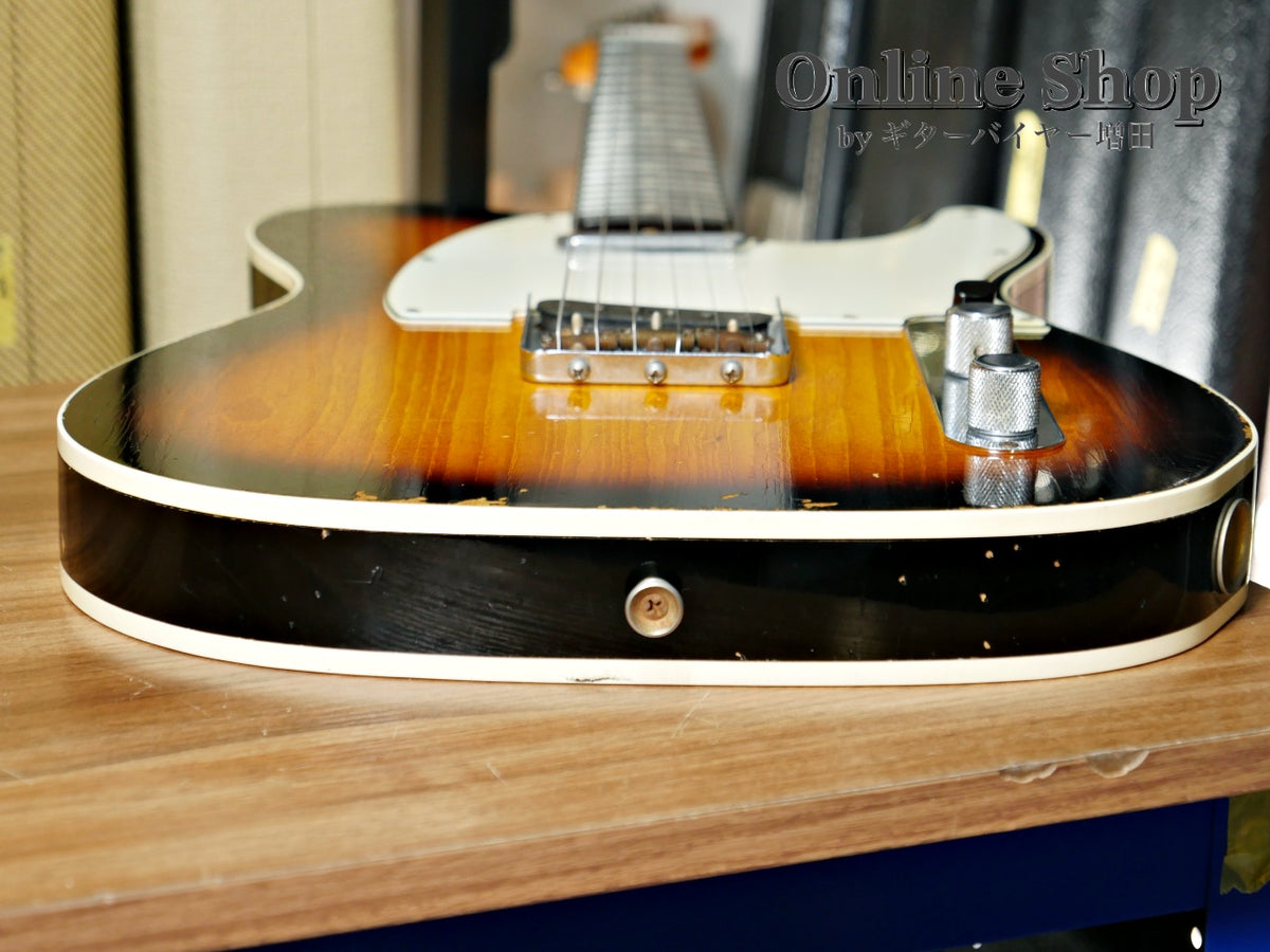 USED 2012 Fender Custom Shop 1961 Custom Telecaster Relic Faded 3-Color Sunburst
