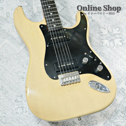 USED 2022 Fender Custom Shop MBS "Andy Hicks" Dual P-90 Stratocaster Journeyman Relic TV Yellow
