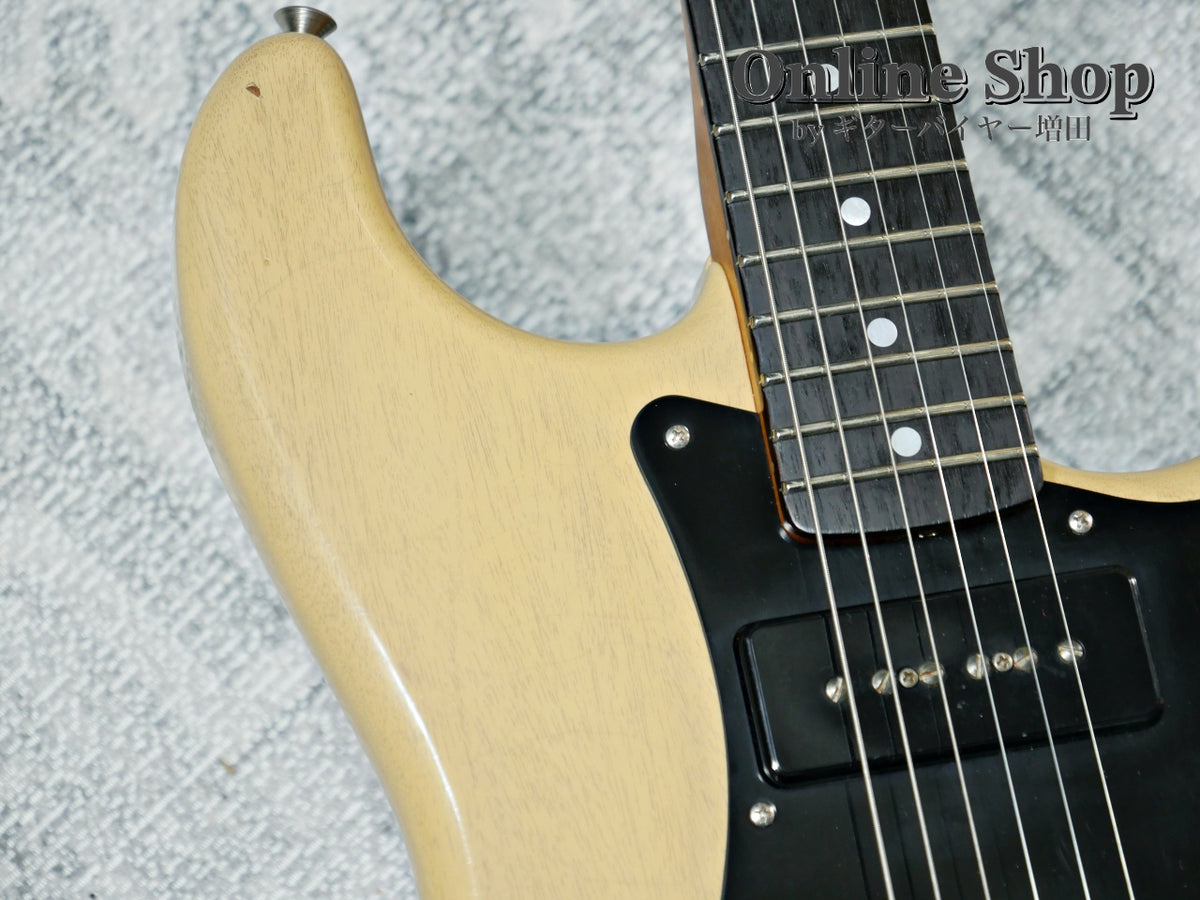 USED 2022 Fender Custom Shop MBS "Andy Hicks" Dual P-90 Stratocaster Journeyman Relic TV Yellow
