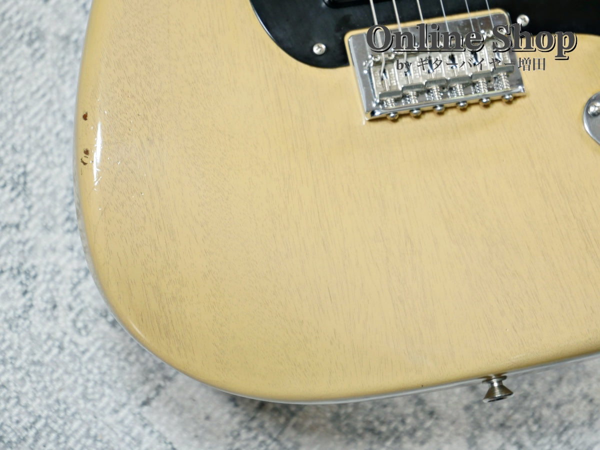 USED 2022 Fender Custom Shop MBS "Andy Hicks" Dual P-90 Stratocaster Journeyman Relic TV Yellow