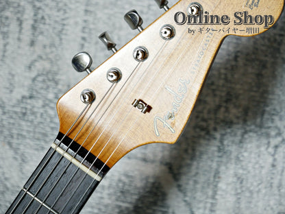 USED 2022 Fender Custom Shop MBS "Andy Hicks" Dual P-90 Stratocaster Journeyman Relic TV Yellow