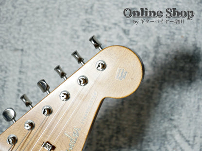 USED 2022 Fender Custom Shop MBS "Andy Hicks" Dual P-90 Stratocaster Journeyman Relic TV Yellow