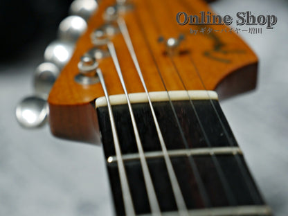 USED 2022 Fender Custom Shop MBS "Andy Hicks" Dual P-90 Stratocaster Journeyman Relic TV Yellow