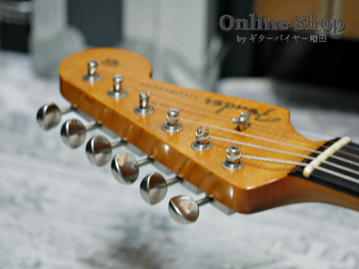 USED 2022 Fender Custom Shop MBS "Andy Hicks" Dual P-90 Stratocaster Journeyman Relic TV Yellow