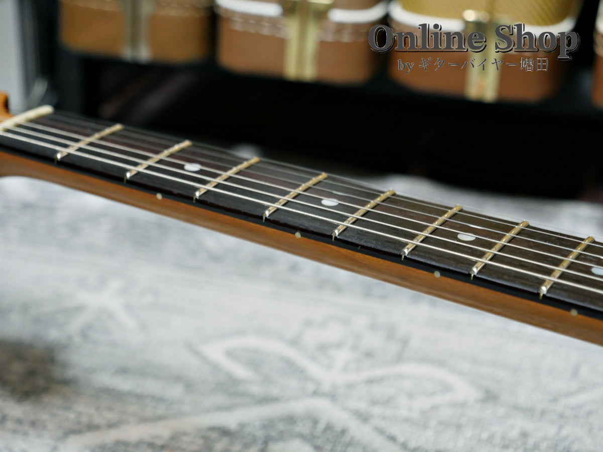 USED 2022 Fender Custom Shop MBS "Andy Hicks" Dual P-90 Stratocaster Journeyman Relic TV Yellow