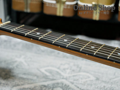 USED 2022 Fender Custom Shop MBS "Andy Hicks" Dual P-90 Stratocaster Journeyman Relic TV Yellow
