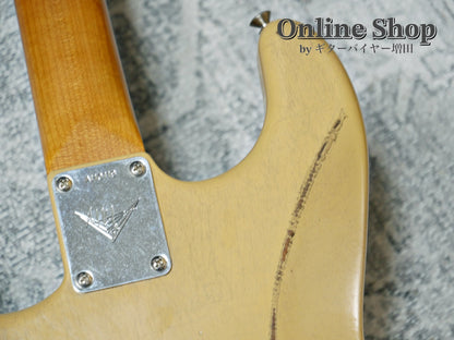 USED 2022 Fender Custom Shop MBS "Andy Hicks" Dual P-90 Stratocaster Journeyman Relic TV Yellow