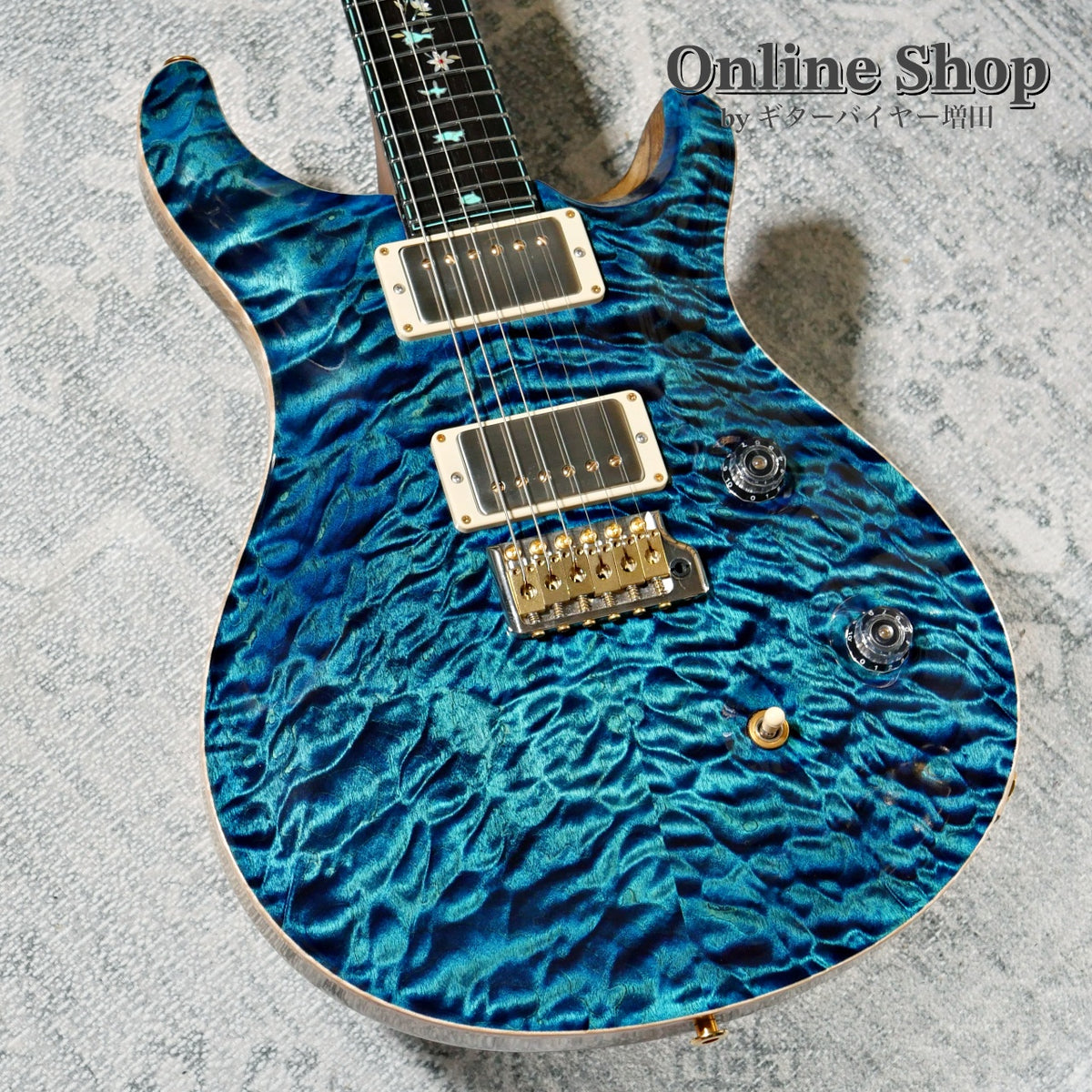 USED 2022 Paul Reed Smith Private Stock #10288 Custom 24 "Shimamura 60th Anniversary" Blue Steel