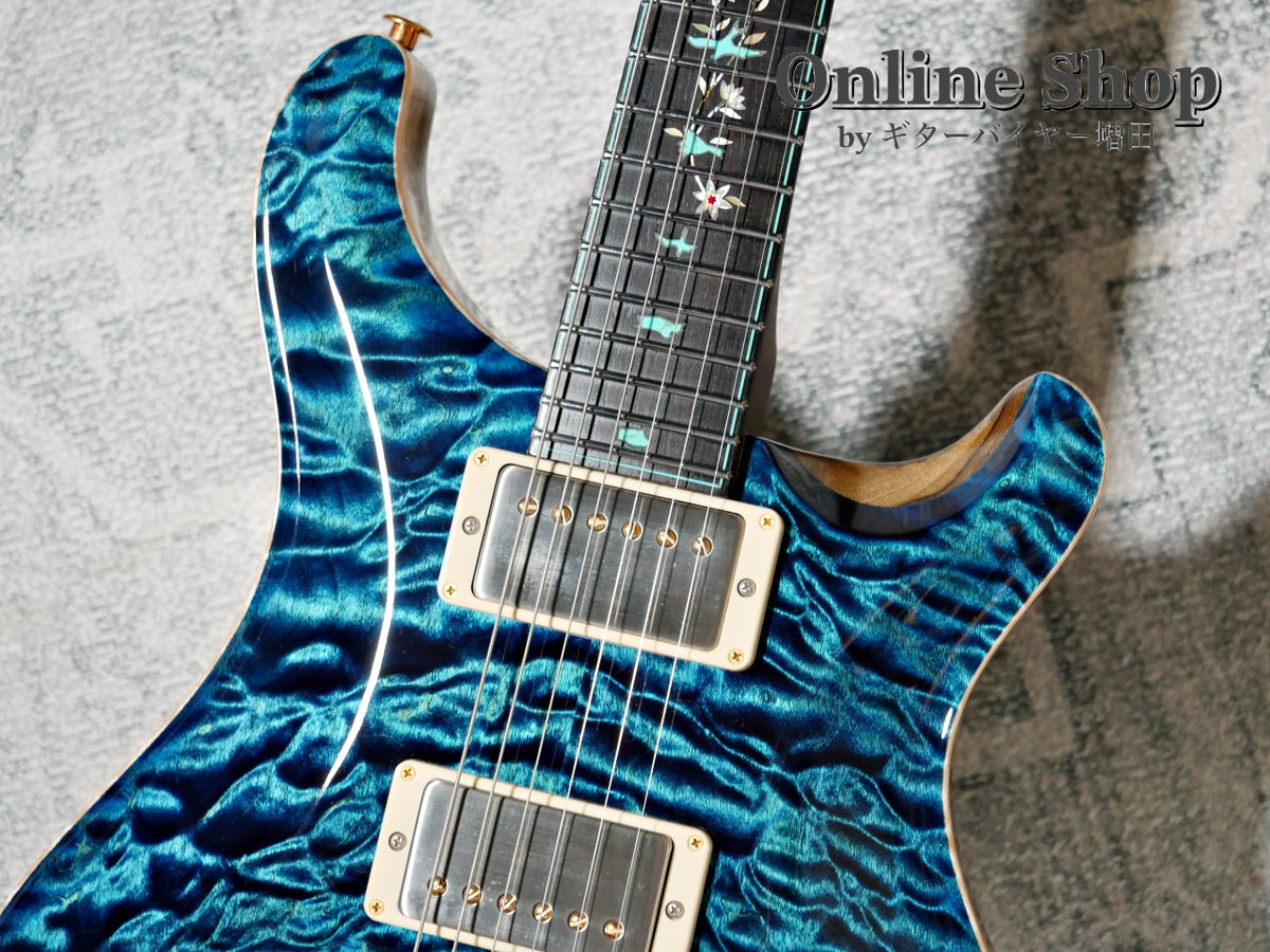 USED 2022 Paul Reed Smith Private Stock #10288 Custom 24 "Shimamura 60th Anniversary" Blue Steel