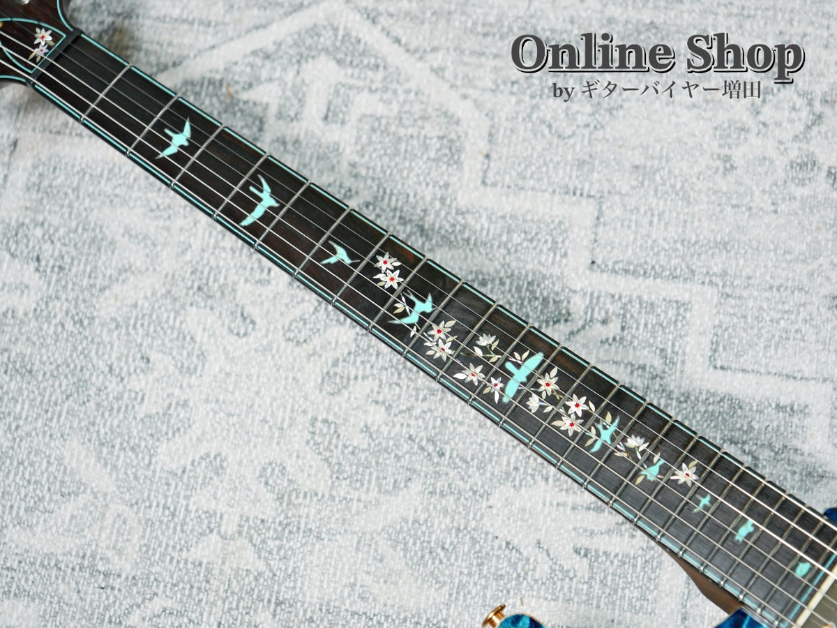 USED 2022 Paul Reed Smith Private Stock #10288 Custom 24 "Shimamura 60th Anniversary" Blue Steel