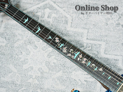 USED 2022 Paul Reed Smith Private Stock #10288 Custom 24 "Shimamura 60th Anniversary" Blue Steel