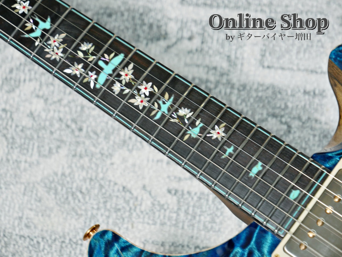 USED 2022 Paul Reed Smith Private Stock #10288 Custom 24 "Shimamura 60th Anniversary" Blue Steel