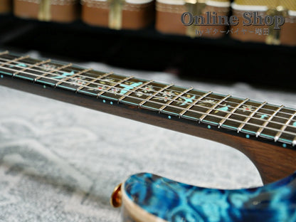 USED 2022 Paul Reed Smith Private Stock #10288 Custom 24 "Shimamura 60th Anniversary" Blue Steel