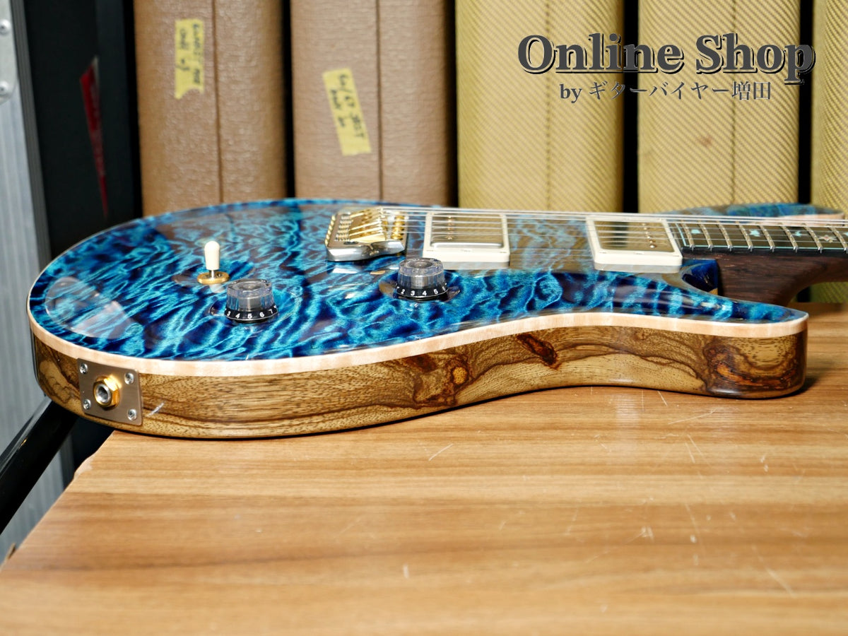 USED 2022 Paul Reed Smith Private Stock #10288 Custom 24 "Shimamura 60th Anniversary" Blue Steel