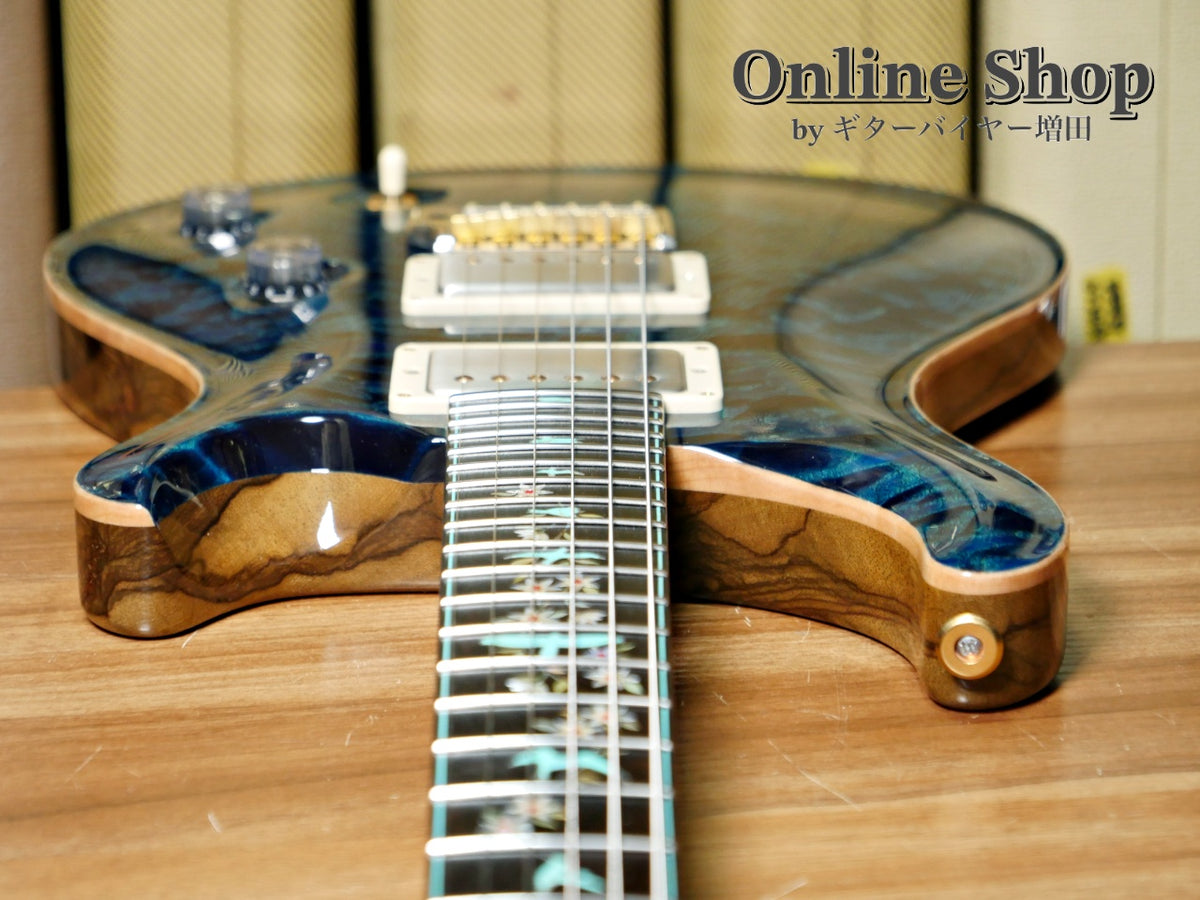 USED 2022 Paul Reed Smith Private Stock #10288 Custom 24 "Shimamura 60th Anniversary" Blue Steel