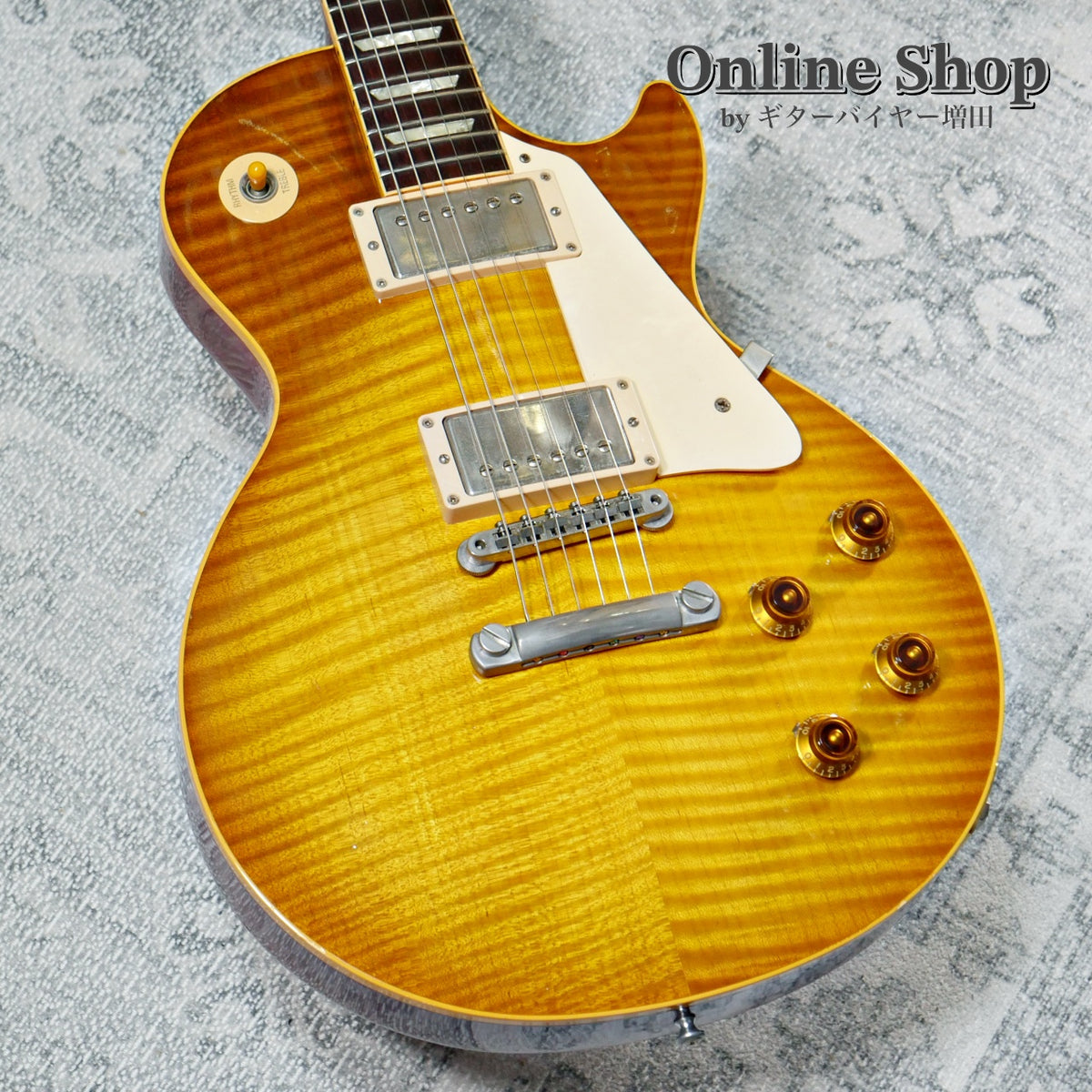 USED 1998 Gibson Custom Shop Historic Collection YCS 1958 Les Paul Figuredtop Reissue Lemon Burst