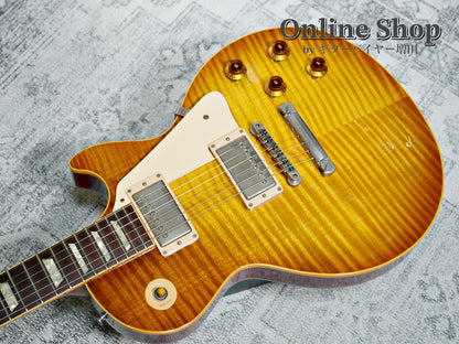 USED 1998 Gibson Custom Shop Historic Collection YCS 1958 Les Paul Figuredtop Reissue Lemon Burst