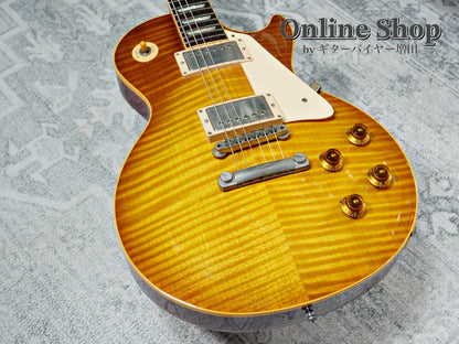 USED 1998 Gibson Custom Shop Historic Collection YCS 1958 Les Paul Figuredtop Reissue Lemon Burst