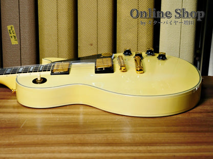 【HOLD】VINTAGE 1975 Gibson Les Paul Custom Polaris White "Mint Condition"