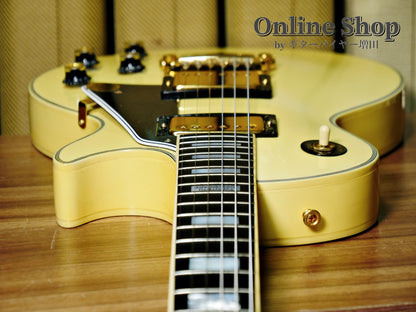 【HOLD】VINTAGE 1975 Gibson Les Paul Custom Polaris White "Mint Condition"