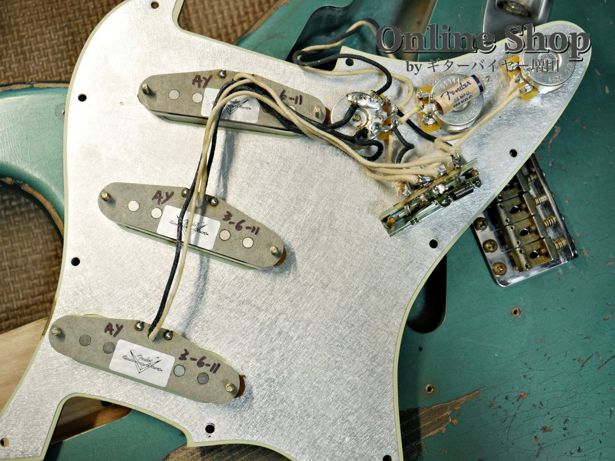 USED 2024 Fender Custom Shop MBS "Greg Fessler" 1962 Stratocaster Relic Sherwood Green Metallic
