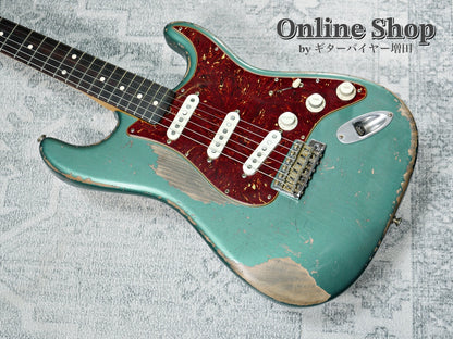 USED 2024 Fender Custom Shop MBS "Greg Fessler" 1962 Stratocaster Relic Sherwood Green Metallic