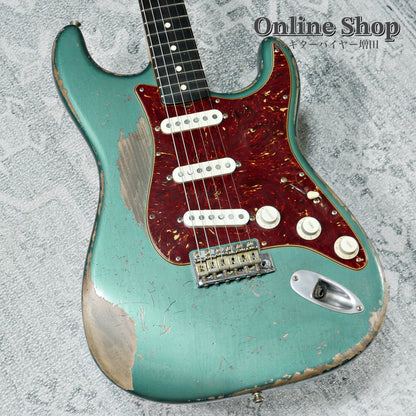 USED 2024 Fender Custom Shop MBS "Greg Fessler" 1962 Stratocaster Relic Sherwood Green Metallic