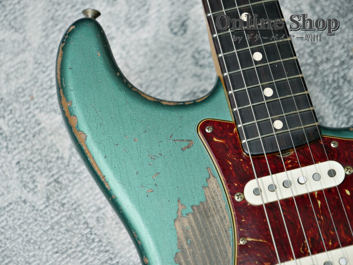 USED 2024 Fender Custom Shop MBS "Greg Fessler" 1962 Stratocaster Relic Sherwood Green Metallic