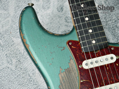 USED 2024 Fender Custom Shop MBS "Greg Fessler" 1962 Stratocaster Relic Sherwood Green Metallic