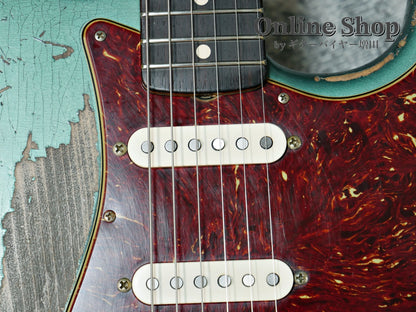 USED 2024 Fender Custom Shop MBS "Greg Fessler" 1962 Stratocaster Relic Sherwood Green Metallic