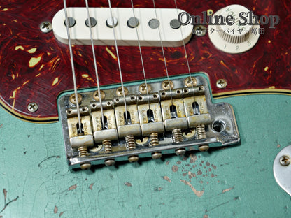 USED 2024 Fender Custom Shop MBS "Greg Fessler" 1962 Stratocaster Relic Sherwood Green Metallic