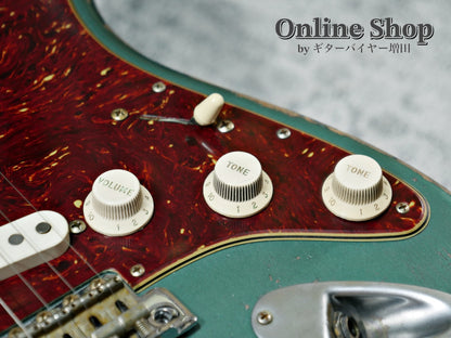 USED 2024 Fender Custom Shop MBS "Greg Fessler" 1962 Stratocaster Relic Sherwood Green Metallic
