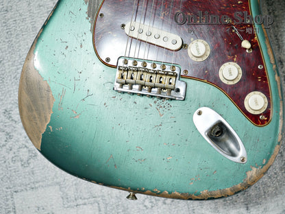 USED 2024 Fender Custom Shop MBS "Greg Fessler" 1962 Stratocaster Relic Sherwood Green Metallic
