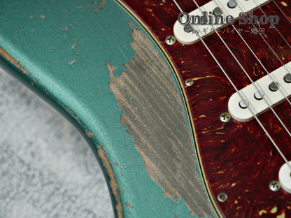USED 2024 Fender Custom Shop MBS "Greg Fessler" 1962 Stratocaster Relic Sherwood Green Metallic