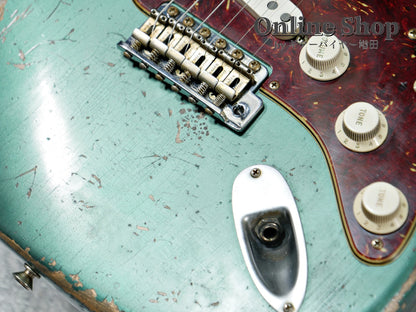 USED 2024 Fender Custom Shop MBS "Greg Fessler" 1962 Stratocaster Relic Sherwood Green Metallic