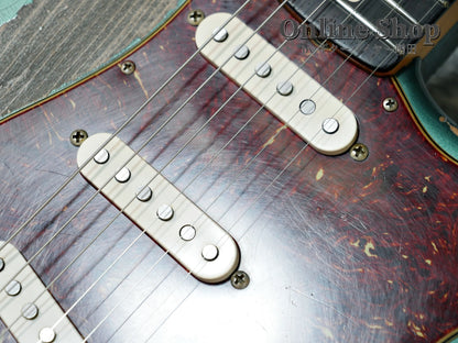 USED 2024 Fender Custom Shop MBS "Greg Fessler" 1962 Stratocaster Relic Sherwood Green Metallic